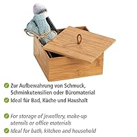WENKO Bambus Box mit Deckel, Organizer für Küche, Bad & Haushalt – Ansicht 3