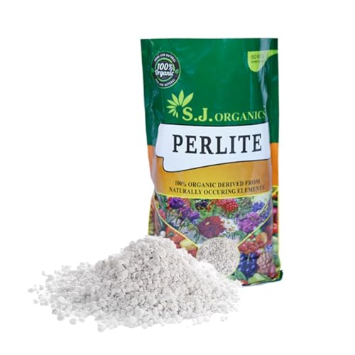 Image of SJ Organics Perlite 300g for Home and Terrace Garden Water Retention, and Nutrient Efficiency to Cultivate Flourishing Plants with Ease (Pack of 1)