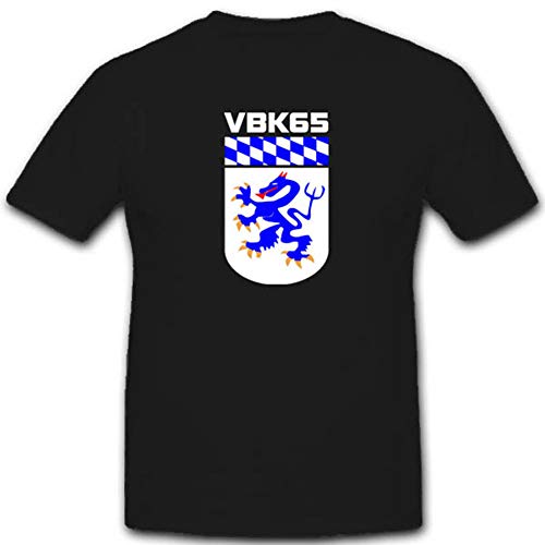 T-shirt noir Bundeswehr Commando 65 Vbk65 pour vos sorties outdoor et séances d'airsoft