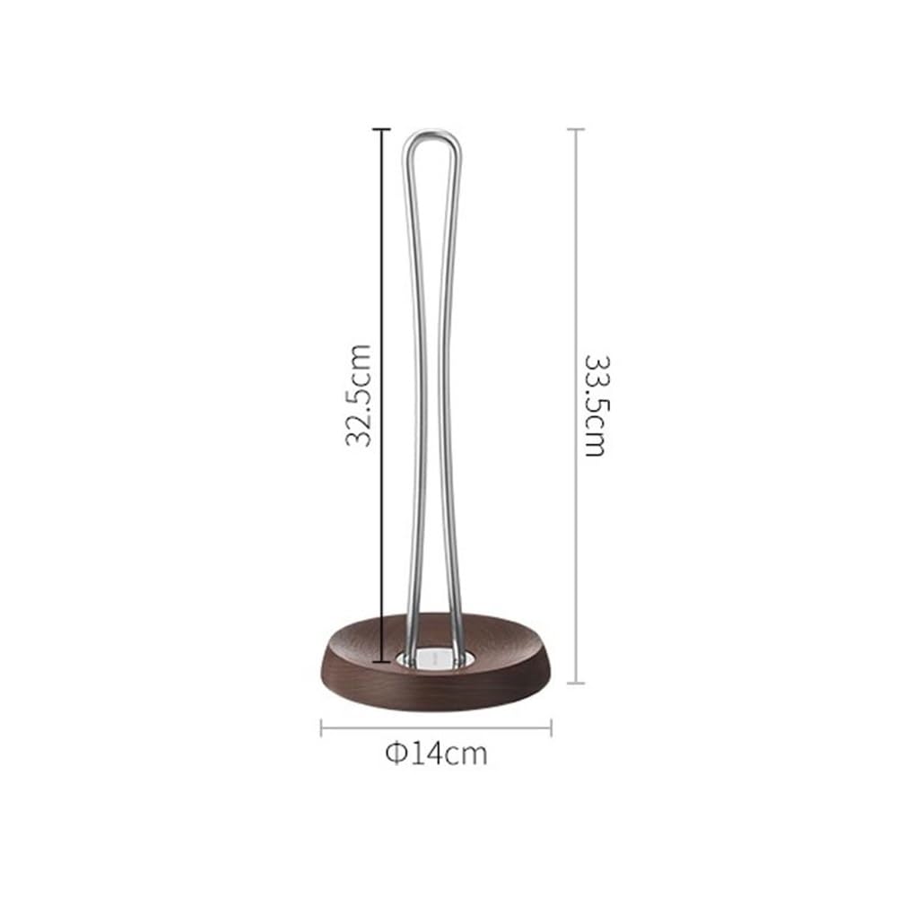 Porta Carta da Cucina Portarotolo da Cucina in Acciaio Inox Portarotolo Verticale for Asciugamani di Carta - Portarotolo da Cucina Multiuso e Organizer salvaspazio Porta Rotolo Cucina