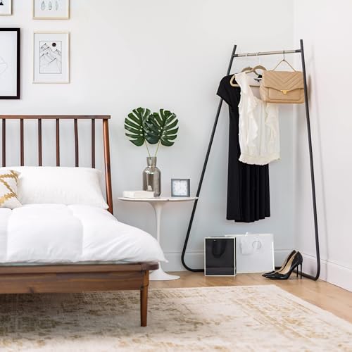 image for IRIS USA Stylish Corner Clothes Rack for Hanging Clothes, Easy to Asse