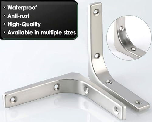 ZiYuya 4PCS Shelf Bracket - Image 3