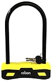 Tamaño: 25 x 16,5 x 3,3 cm Rolson 66743 Candado de Bicicleta Tipo U, Negro