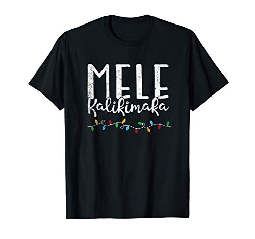 Hawaiian Christmas Shirt Mele Kalikimaka Hawaii Christmas Maglietta
