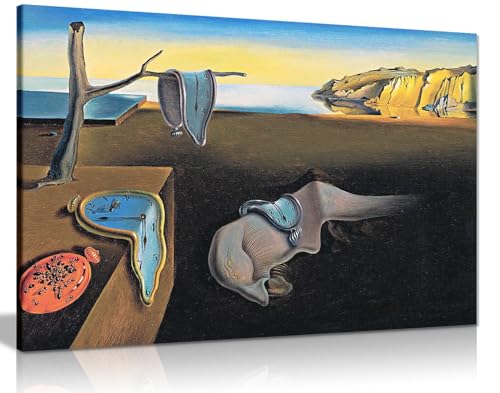 Panther Print, Salvador Dali - Lienzo de pared enmarcado para paredes (91,4 x 61 cm)