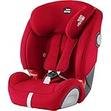 Made in Britain Britax Römer Kindersitz 9 Monate - 12 Jahre I 9 - 36 kg I EVOLVA 123 SL SICT Autositz Isofix Gruppe 1/2/3 I Fire Red