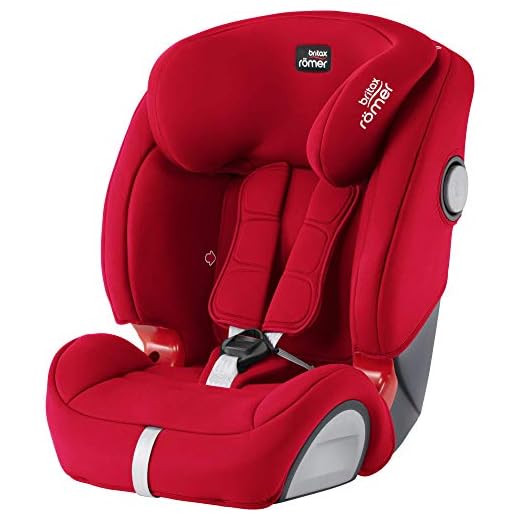 Britax Römer Bilbarnstol EVOLVA 1-2-3 SL SICT Isofix grupp 1/2/3, 9 månader – 12 år, 9 – 36 kg, Fire Red