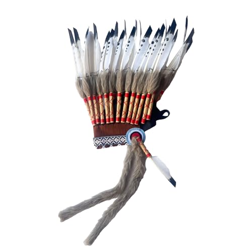 Coiffe à plumes ethnique indienne pour sublimer votre déguisement de fête