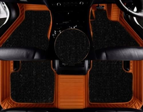 Image of Mr Mattie 10D Car Floor Mats Compatible with Hyundai Creta Ev, Tan /Black
