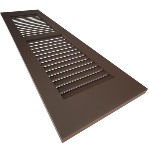 12"W x 36"H Americraft Two Equal Louver Exterior Real Wood Shutters (Per Pair), Raisin Brown by Ekena Millwork - Used condition - Image 7