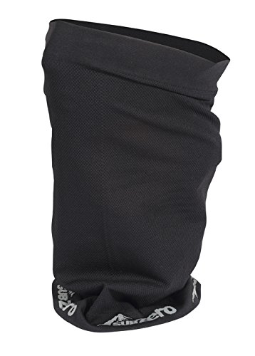 SUB ZERO Factor 1 Plus Cache-cou thermique ultra doux pour la marche, la course à pied, les motocyclistes Noir Taille unique Cover