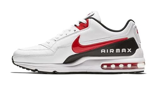 NIKE Air Max LTD 3 Herren-Sneaker, Sneaker, BV1171 (Weiß/Schwarz/Universitätsrot 100), Größe 43
