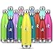 KollyKolla Gourde INOX Isotherme - 350/500/650/750ml, Bouteille d'eau Acier Inoxydable à Double Paroi Reutilisable Gourdes sans BPA Etanche Bidon Anti Fuite pour Enfant & Adulte, Sport, Gym, école