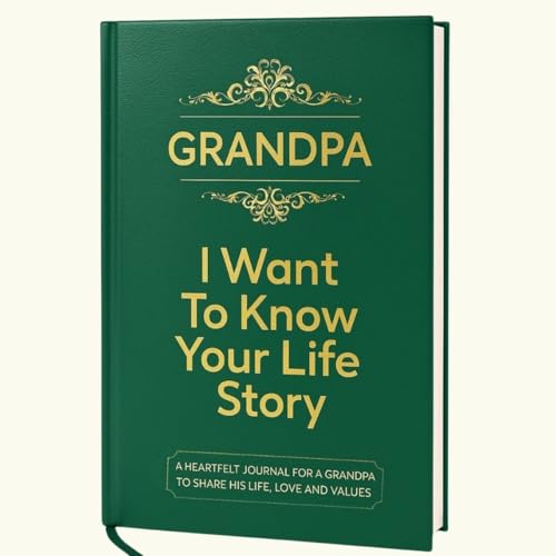 XKFCFC Grandpa I Want to Know Your Life Story Journal
