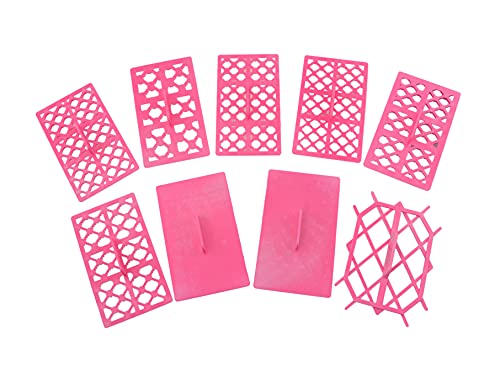 Meizhouer 9Pcs/Set Embosser Fondant Cake Baking Sugarcraft Decorating Mold Cookie Tools Mold Home Kitchen Accessories #TOP1