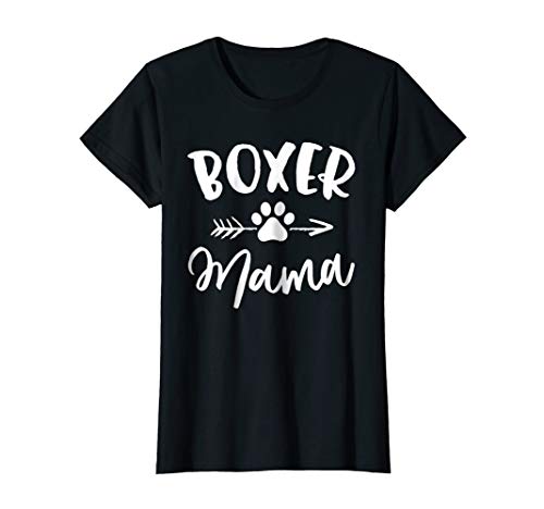 Boxer Mama Shirt Boxer Lover Owner Gift Boxer Dog Mom Tshirt