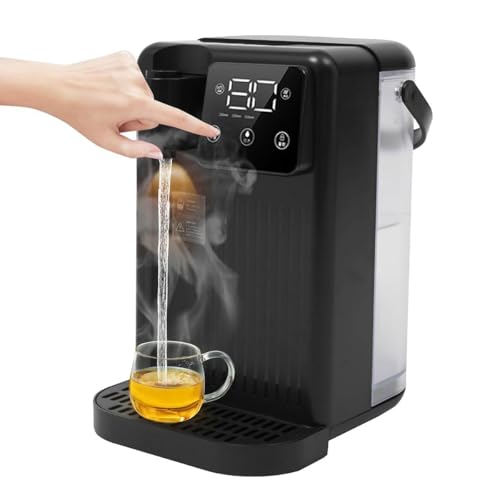 【 2000W Instant Boil Technology】 Prova acqua calda quasi istantanea grazie al potente elemento riscaldante da 2000 W. Utilizzare la funzione di arresto manuale per il controllo completo sulla quantità esatta erogata.
