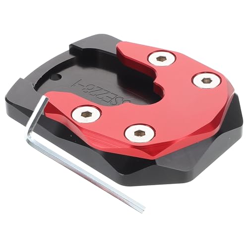 Extension béquille Xmax 300 en alliage d'aluminium rouge PLAFOPE stable