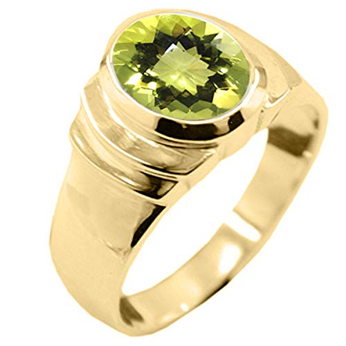 Image of 55Carat Choose Your Color Natural Birthstones 18 K Gold Plated Ring Bold Statement Jewellery Sizes 4-13