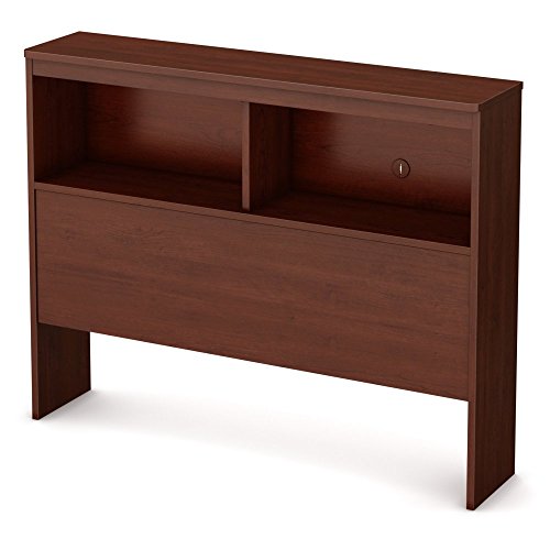 South Shore 39-Inch Libra Bookcase Headboard, Twin, Royal Cherry
