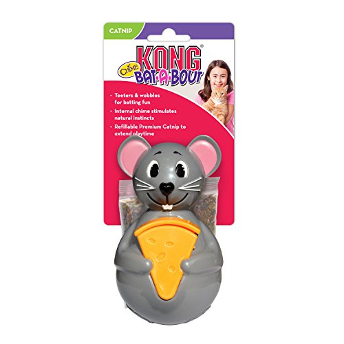 KONG Bat-A-Bout - Giocattolo per Gatti, Motivo