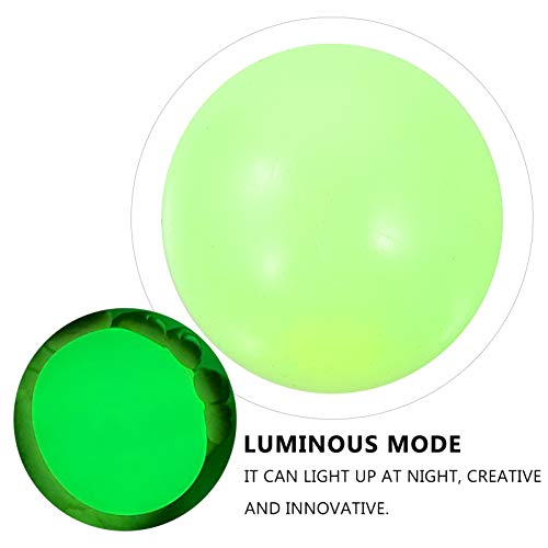 NICEXMAS 4 Pcs Brinquedos de Bola de DescompressÃ£o para Estresse Bolas de Parede Adesiva Fluorescen
