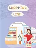 Shopping List Notebook | Carnet Liste de Courses | Grocery Planner 100 pages lignées | Organisation et planification des achats