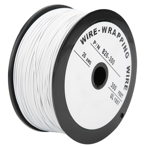 Fil électrique cuivre étamé 26AWG blanc pour câbler vos modules électroniques sans coupure