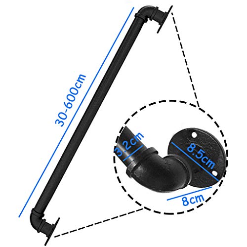 OUG- Corrimano in Ferro battuto Nero, corrimano