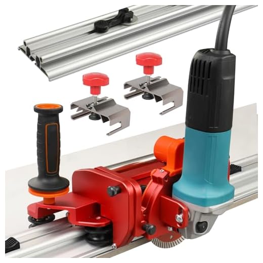 Electric Orbital Angle Grinder Tile Cutter, for Large Ceramic Porcelain Tiles Up to 124", Precise Ceramic Tile Cutting Tool, Professional Porcelain Tile Cutter Machine