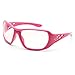 ERB Safety Products 17953 Rose Frame, Clear Lens, One Size, Pink