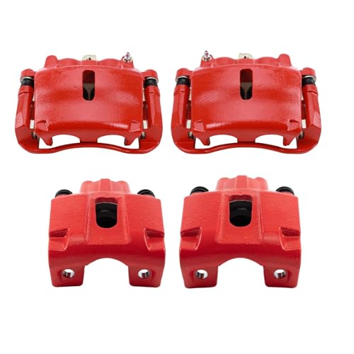 Image of TRQ Performance Front and Rear Brake Caliper Set Compatible with 05-08 Ford F-150 06-08 Lincoln Mark LT