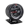 Dyno Racing Turbo Boost Gauge, 60MM, Black Face, White & Red Lighting, Kpa, 0-200kpa, Universal 12V Car Gauge #2