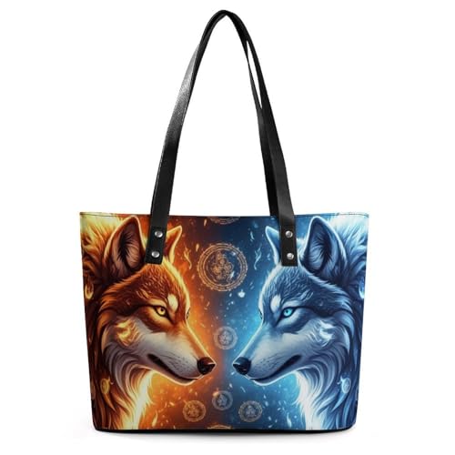 Shoulder Bag Womens Satchel Bag Stylish PU Leather Tote Handbag Shopping Bags