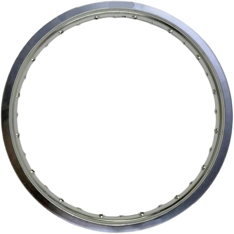 Motorcycle Rim 2.15x19 Inch Steel Wheel with 32 or 36 Spoke Holes Black and Silver Finish(Black 36 Holes)