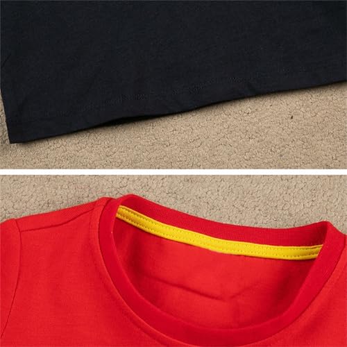 Kids Toddler Boys Girls Short Sleeve T Shirt 𝐔v 𝐏rotection Cotton Round Neck Cute Shirts Casual3