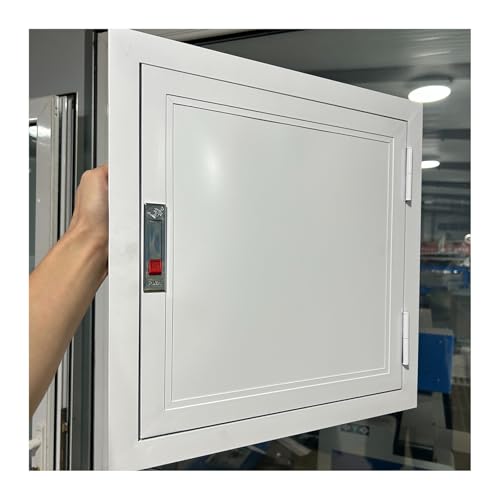 Acceso a tuberías y conexiones de pared mediante panel estanco con llave de 55x55 cm 2
