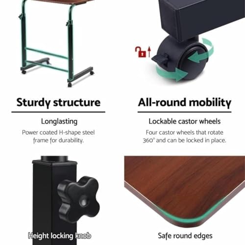 Image of Multi-Purpose Laptop Table, Study Table| Bed Table| Adjustable Height, Portable for Office, Work Form Home | DIY Table, Easy to Assemble, Engineered (Wood)