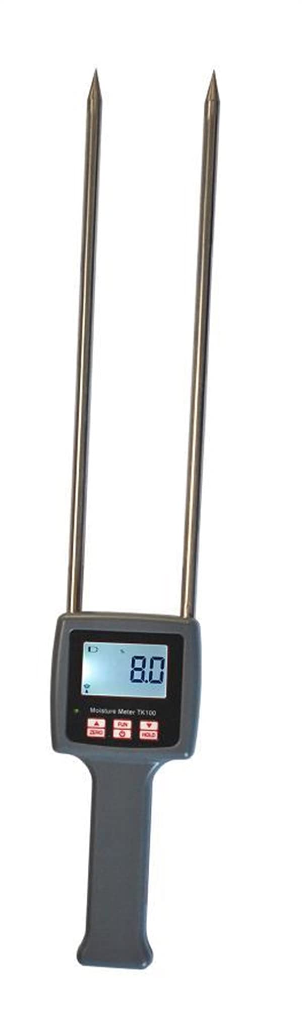 Mmhhhg One Color Moisture Meter, Grain Moisture Meter Forage Moisture Meter Hay Moisture Content Tester