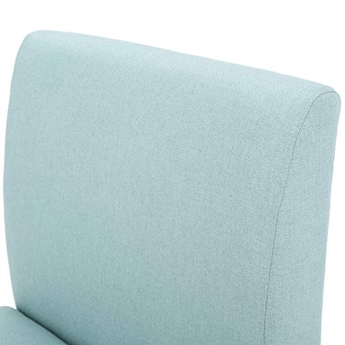 Sillón Plush Tapizado Azul Claro miniatura 4