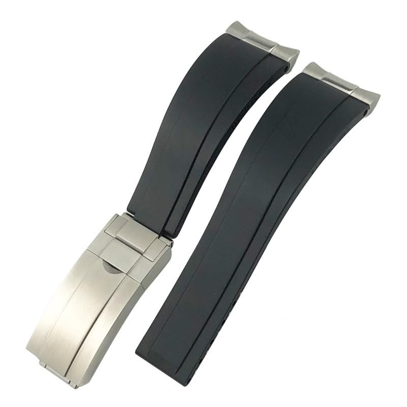 Bracelet montre caoutchouc 20mm YCQYM pour supprimer l'espace entre le boîtier