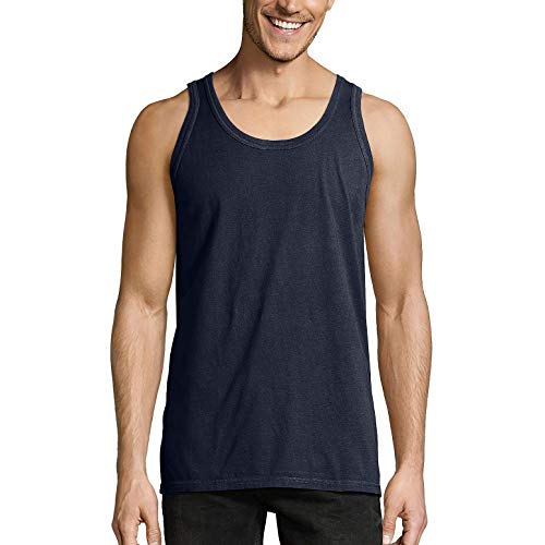 Image of Hanes Mens Originals Tri-Blend Tank Top, Lightweight Tanks for Men, Sleeveless Tank Shirt