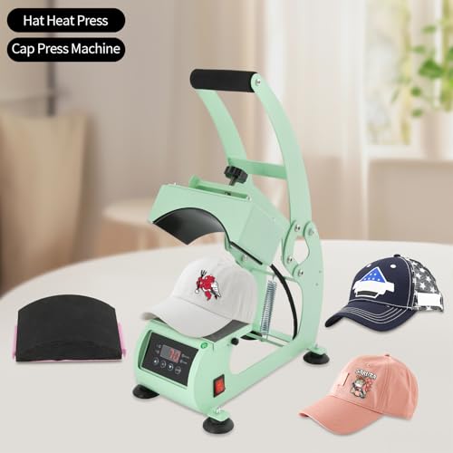Prensa Termofijadora de Gorra 2-en-1 500W Control Digital miniatura 4