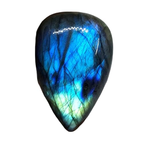 Cabochon labradorite poire 35x23x8mm pour création de bijoux DIY