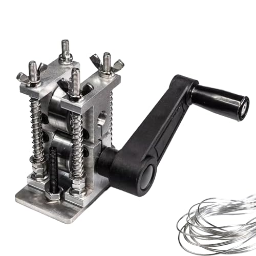 Prensa manual de joyería portátil con grosor ajustable para incrustaciones 2