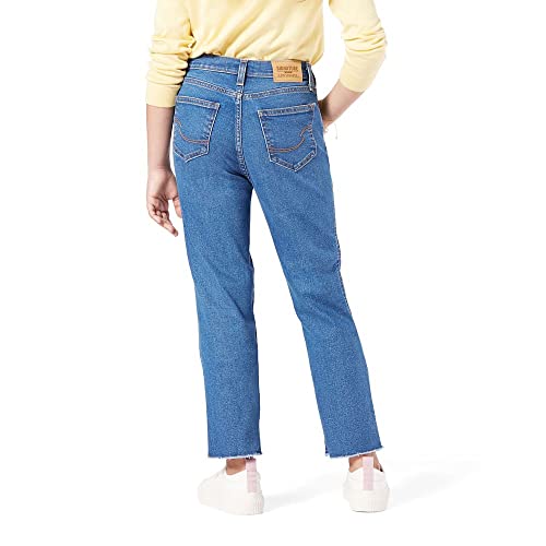 Levi Strauss Signature Gold Girls' High Rise Ankle Straight Jeans2