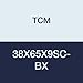 TCM 38X65X9SC-BX NBR (Buna Rubber)/Carbon Steel Oil Seal, SC Type, 1.496" x 2.559" x 0.354"