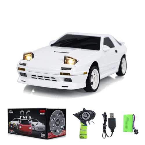 wheelfun LDRC 1/18 Rx7 RC [VOJ[ RWD WCXR[v CXRg[ htgԗ LD1802 CgVXe [^[ T[{ ESC