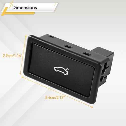 Bouton de coffre pour Passat 2008-2015 et Phaeton - Commande électrique 3D0959831D - 7
