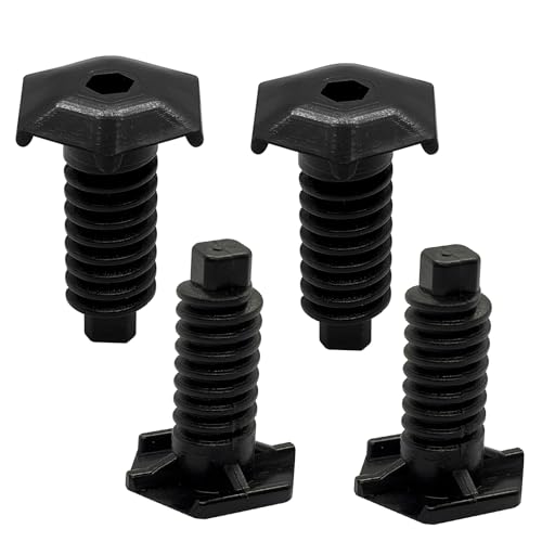 Leveling Leg Replacement Parts for GE WB02X10521 Leveling Leg Appliance Leveling Feet Compatible with GE Hotpoint Stove Leveling feet Range Foot Kenmore Adjustable Stove Legs Stove Parts Foot - 4 Pack